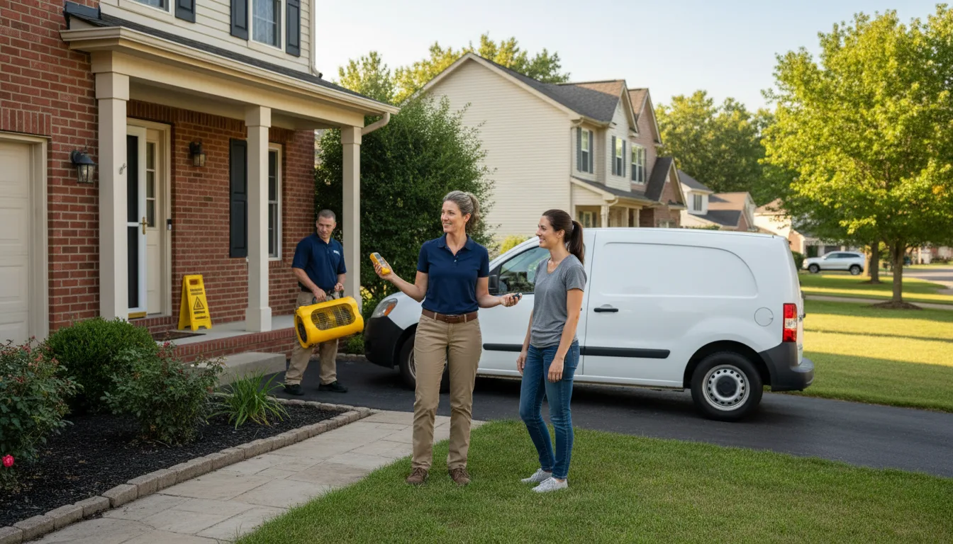 Water restoration image for Dehumidification And Cleanup Services in Fairview, NJ